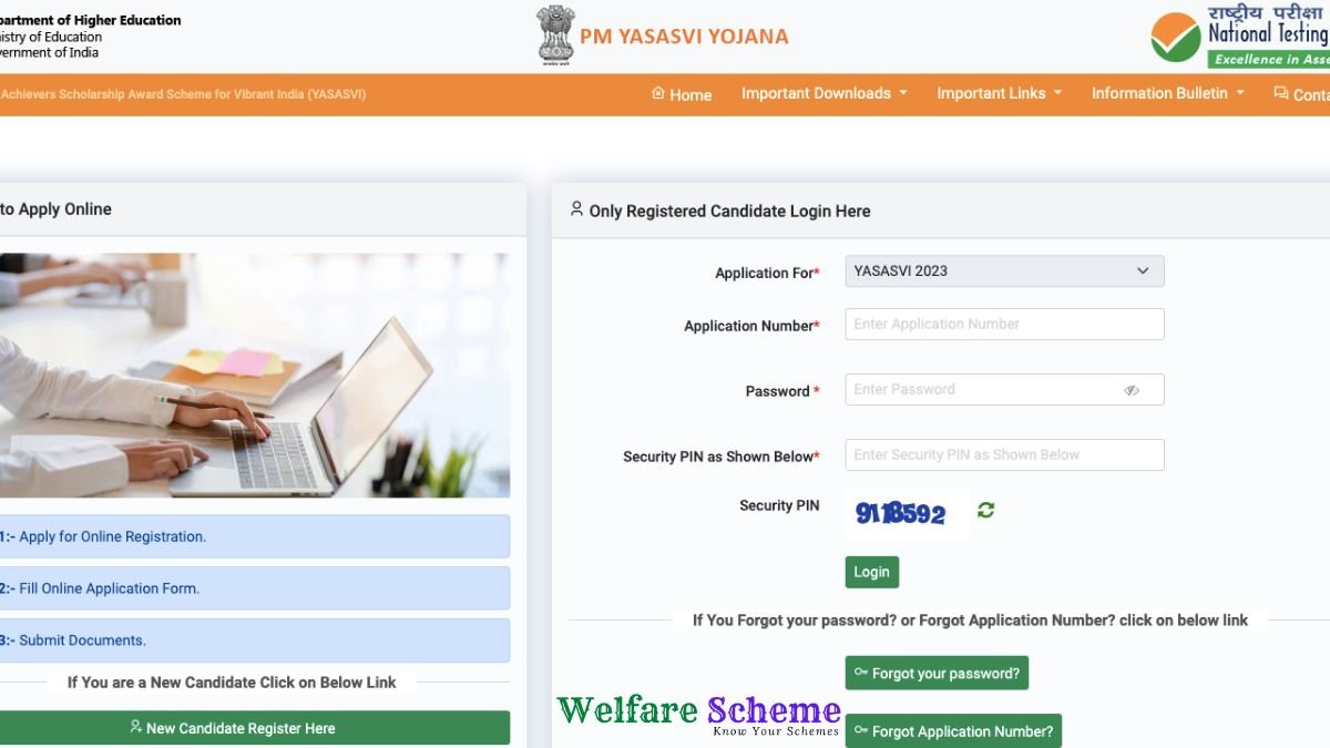 You are currently viewing PM Yasasvi Yojana 2023, Registration, Apply Online @yet.nta.ac.in, Scheme Last Date